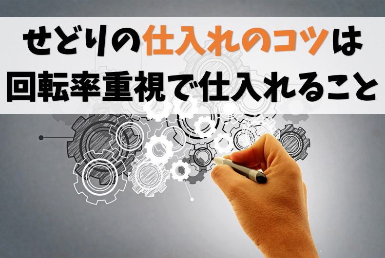 せどりの仕入れのコツは回転率を重視【価格差はあと付けでOKです】