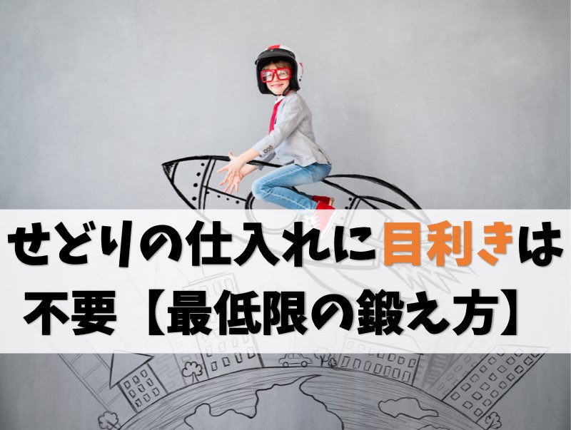 せどりの仕入れに目利きはほぼ不要【正しい方法で場数を踏めばOK】
