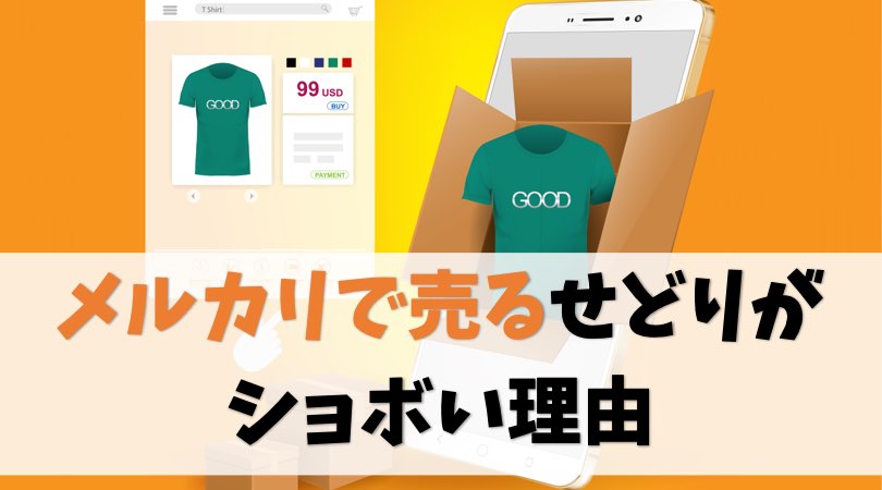 【逆にすべき】メルカリで売るせどりはショボい理由【仕入れよう】