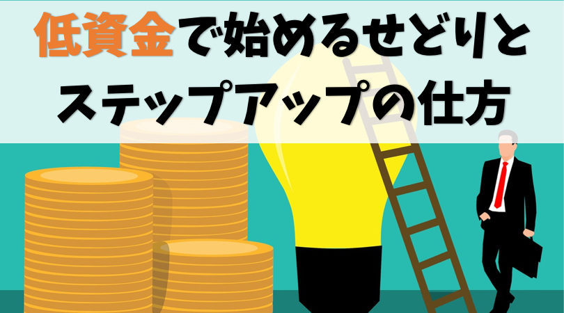 低資金で始めるせどり ステップアップの仕方を具体的に解説します